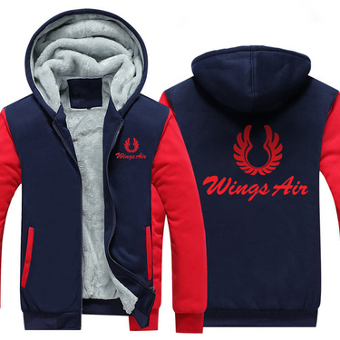 WINGS AIRLINES JACKETS FLEECE SWEATSHIRT